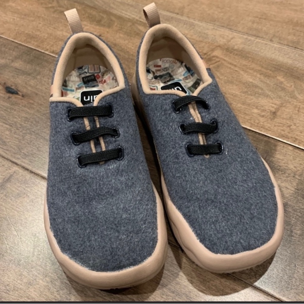 UIN Shoes - Segovia Deep Grey Wool - women’s size 6 - excellent condition!